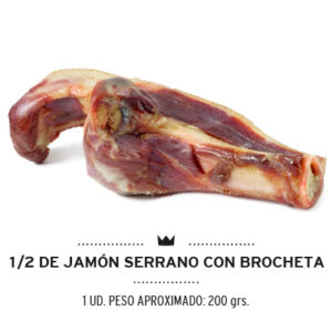 Serrano Ham Bone - Medio Hueso con Brocheta